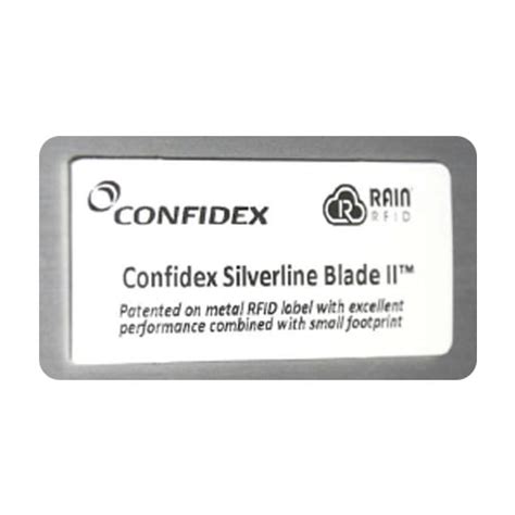 confidex tags rfid|confidex silverline blade ii.